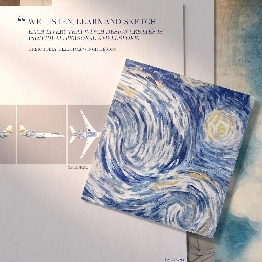 Бизнес-джет как холст🎨✈️