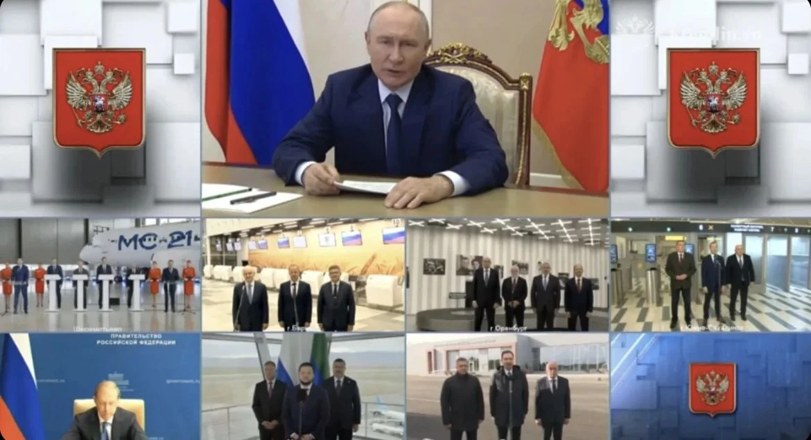 Новый терминал аэропорта в Оренбурге представили Владимиру Путину.