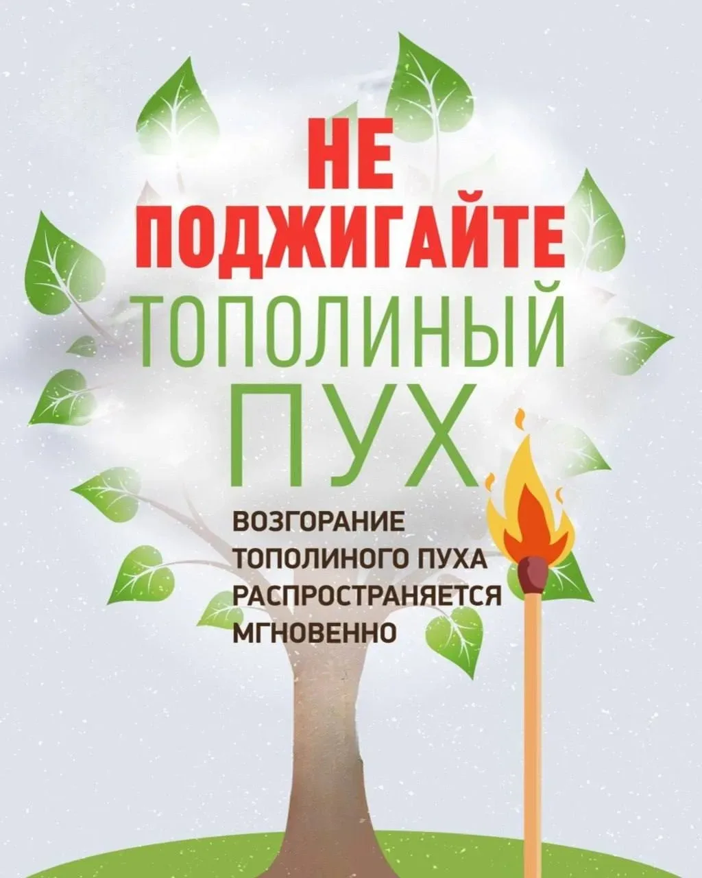 Дорогие жители! 

Период активного распространения пуха плавно подходит к концу, однако важно не заб