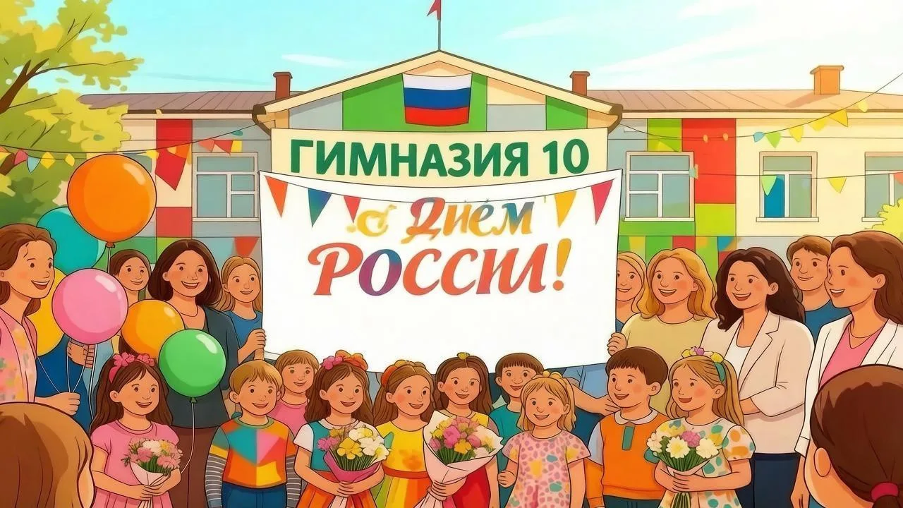 Дорогие друзья! В этот знаменательный день, День России,   Гимназия поздравляет всех участников обра