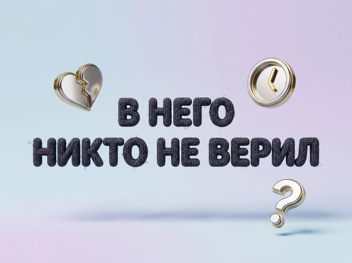 😞 Никто в него не верил…