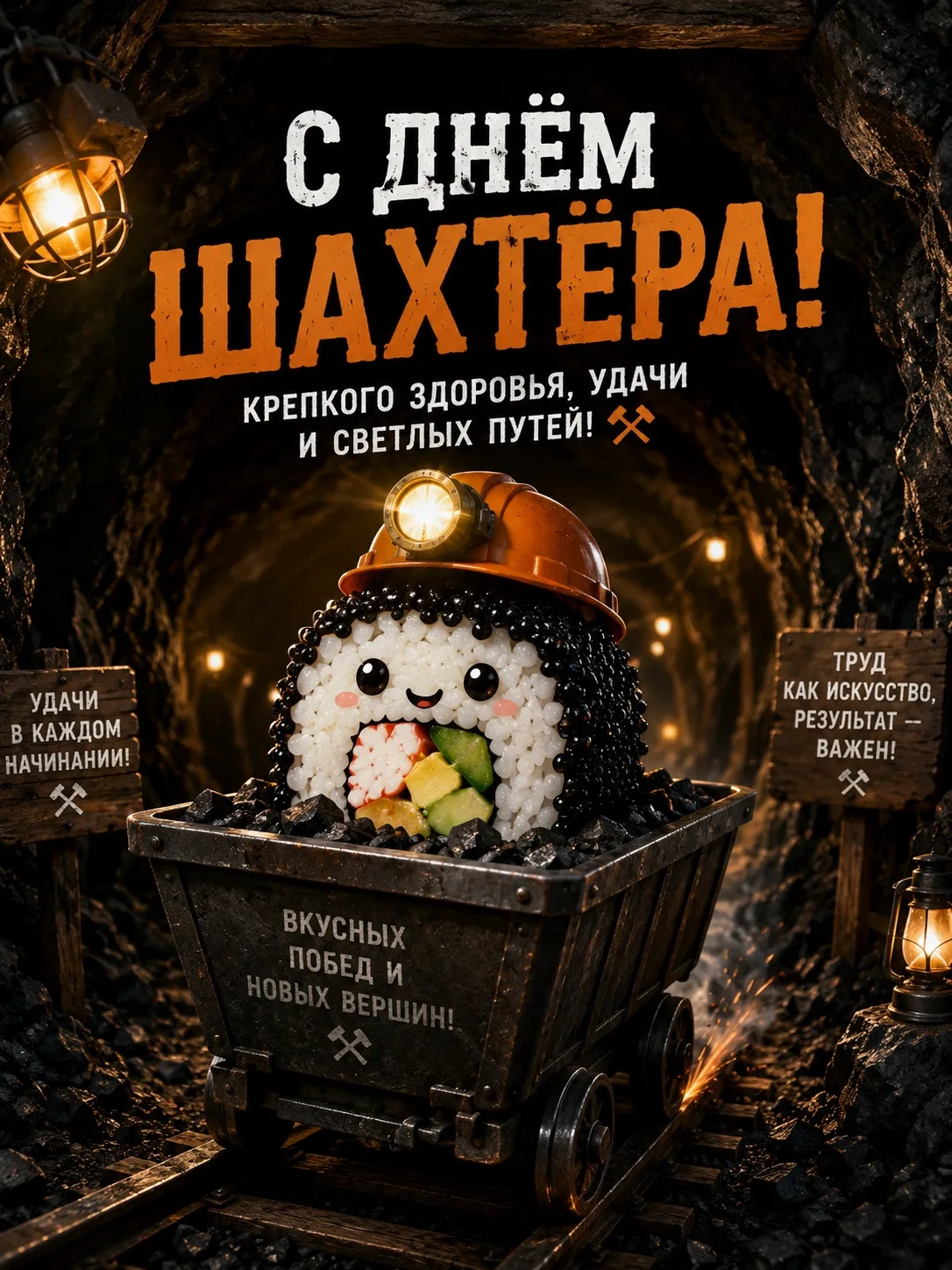 ⛏️ С Днём шахтёра! 🖤