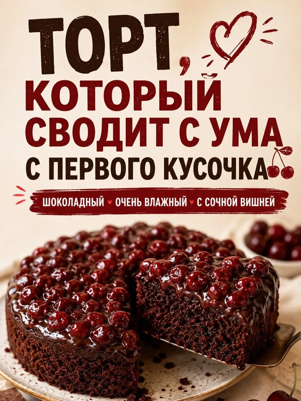 ШОКОЛАДНЫЙ ТОРТ,