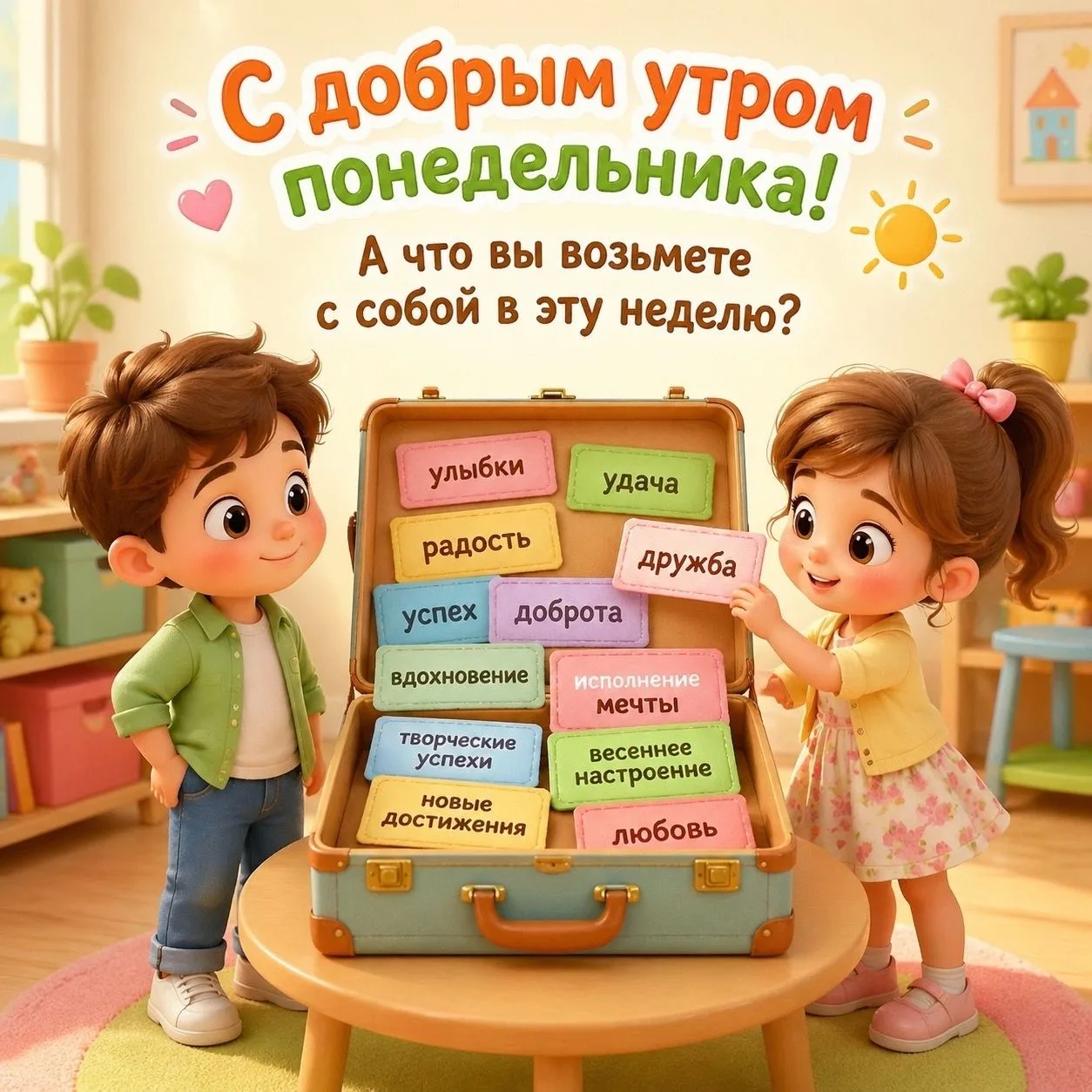 С добрым утром, дорогие родители и дети!