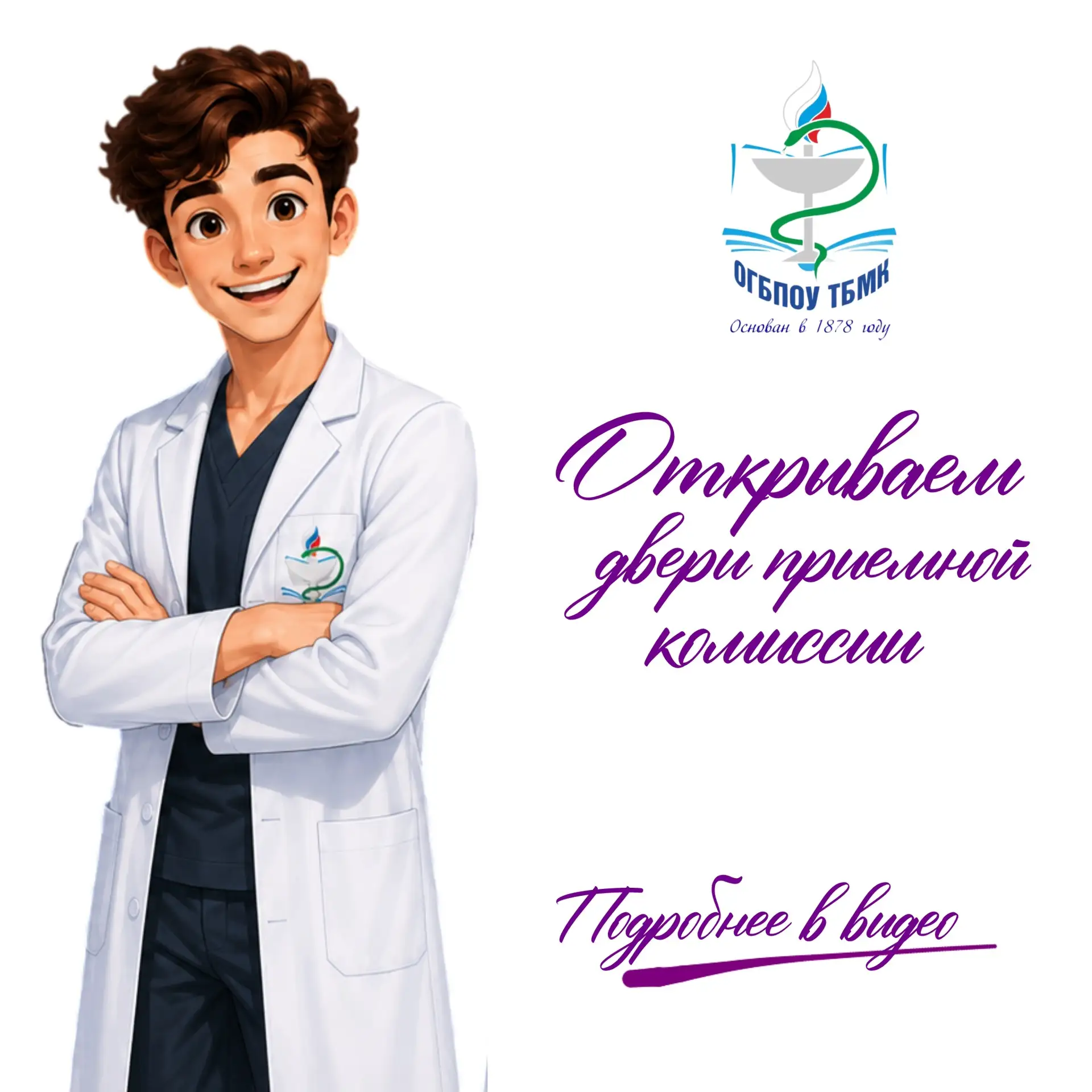 Новое видео о приемной комиссии ТБМК.