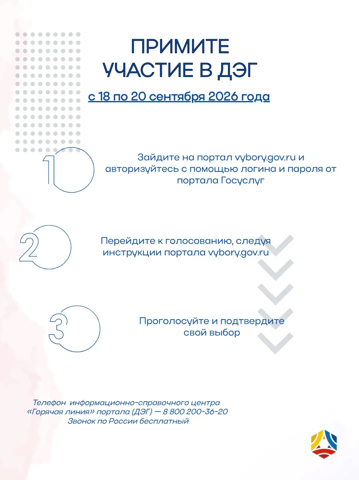 Пошаговая инструкция по участию в дистанционном электронном голосовании