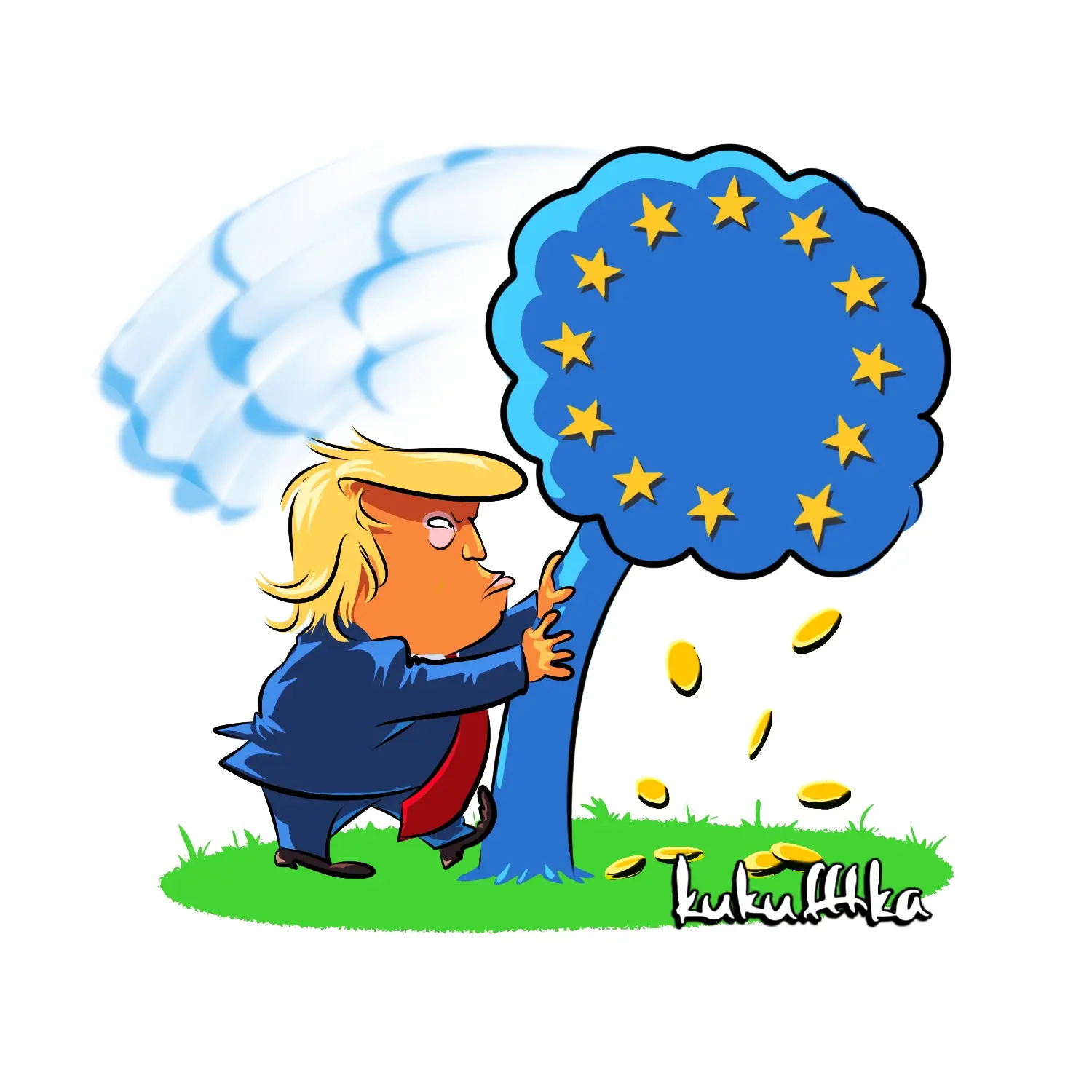 Трамп опять требует от ЕС вернуть деньги, потраченные Штатами на украинскую войну.