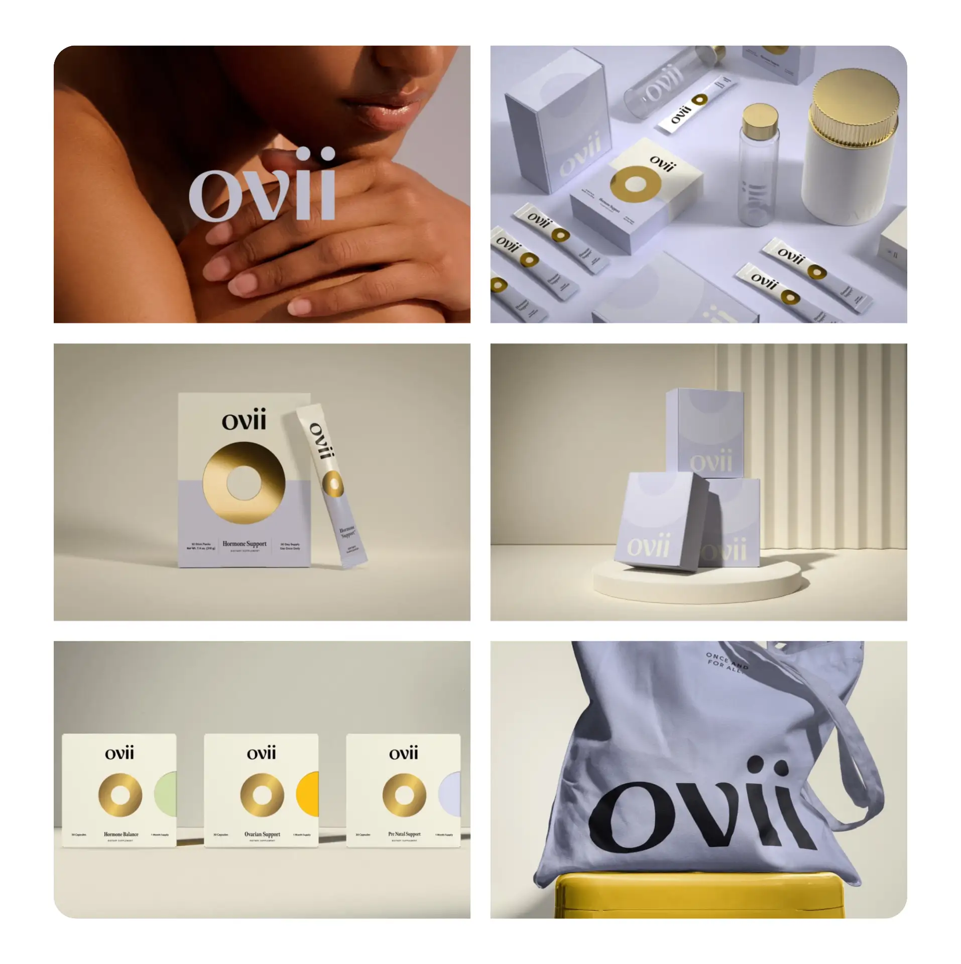 Фирменный стиль лекарственных препаратов Ovii от Forner studio