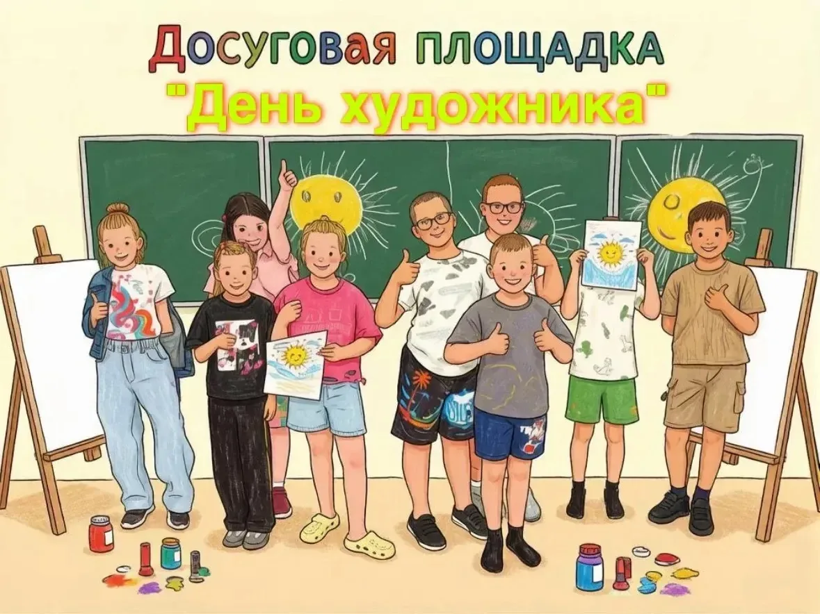 ДЕНЬ ХУДОЖНИКА НА ЛЕТНЕЙ ПЛОЩАДКЕ 🎨

Сегодня в лицее царило творчество. На досуговой площадке прошё