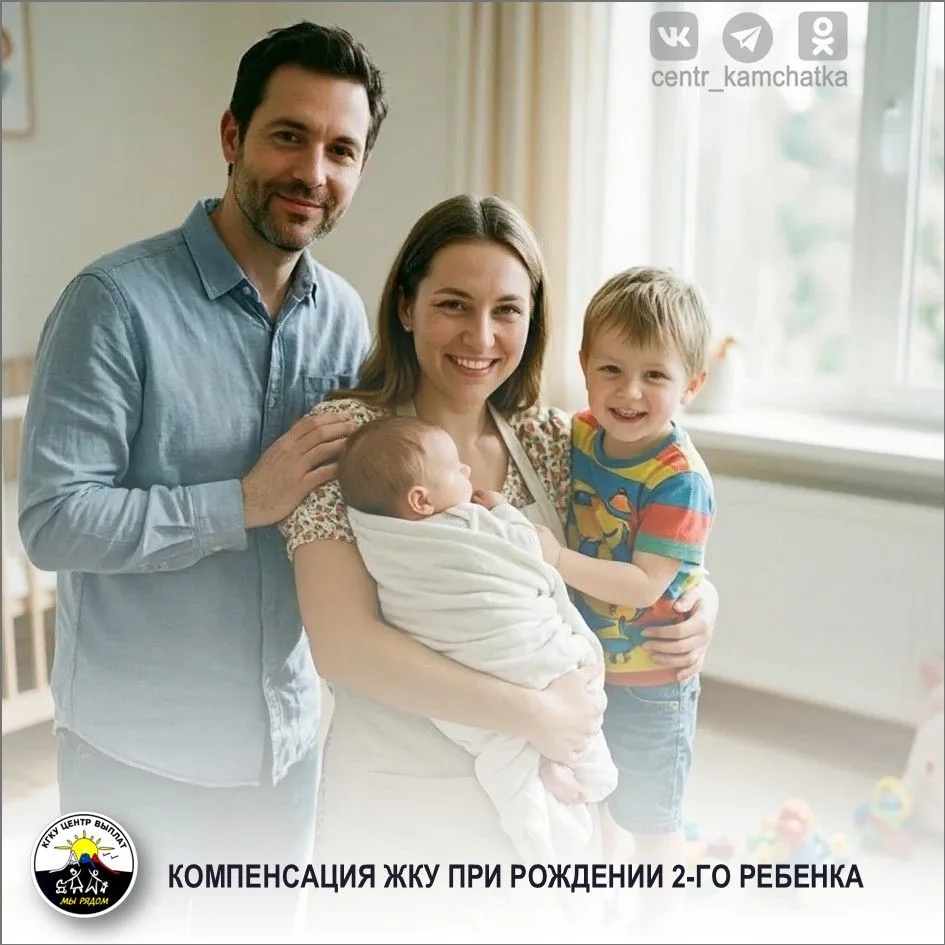 ❗️При рождении второго ребенка семьи Камчатского края могут получить компенсацию расход...
