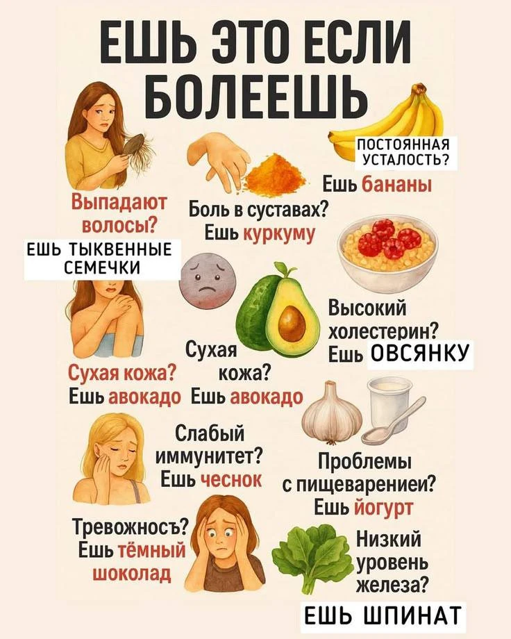 Еда это лекарство.