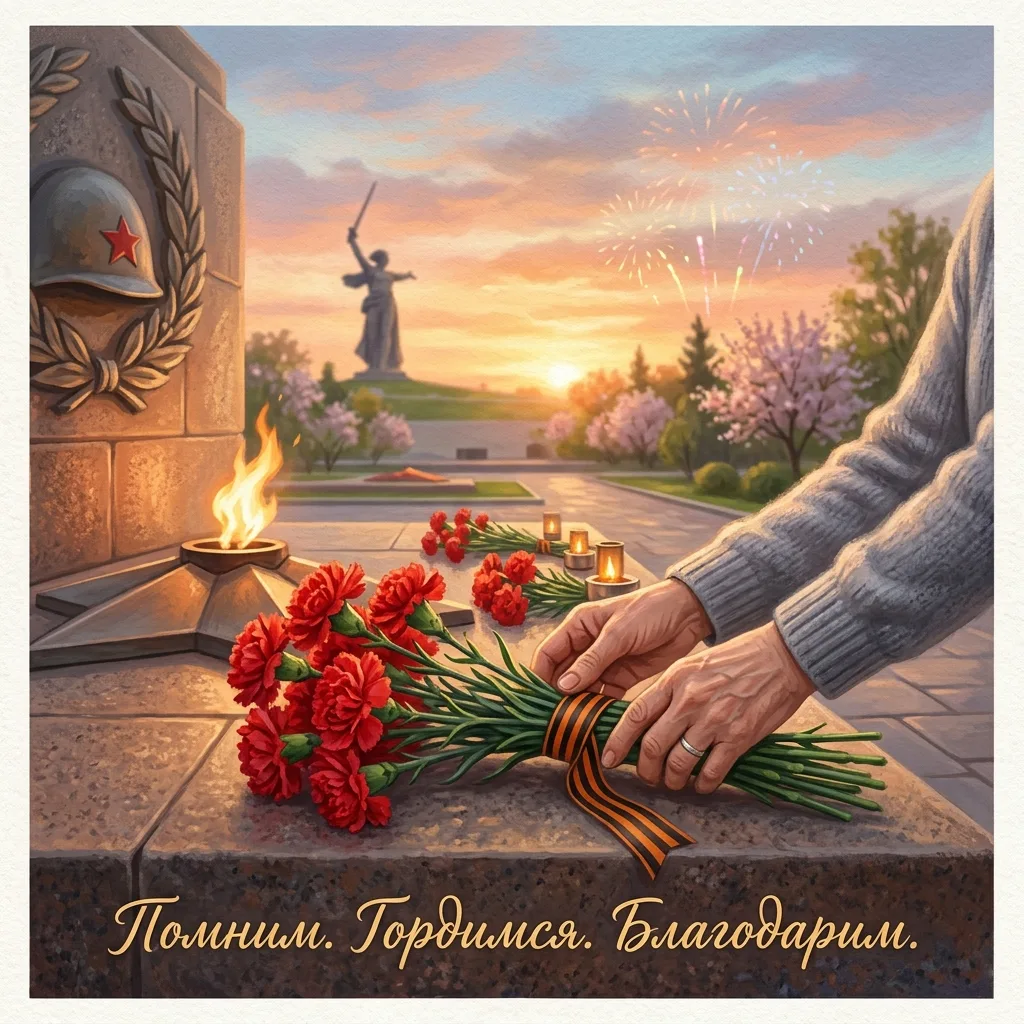 Дорогие друзья! 
С Днём Победы! 

9 Мая -дата, которая
навседа вписана в историю нашей страны и всег