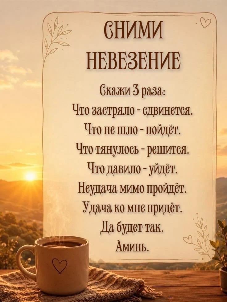🍀 СНИМИ НЕВЕЗЕНИЕ