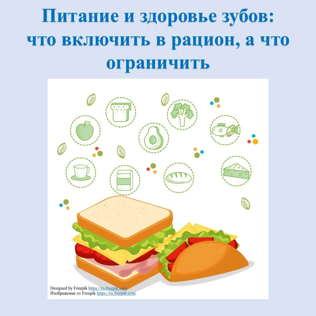 Питание и здоровье зубов: что включить в рацион, а что ограничить.