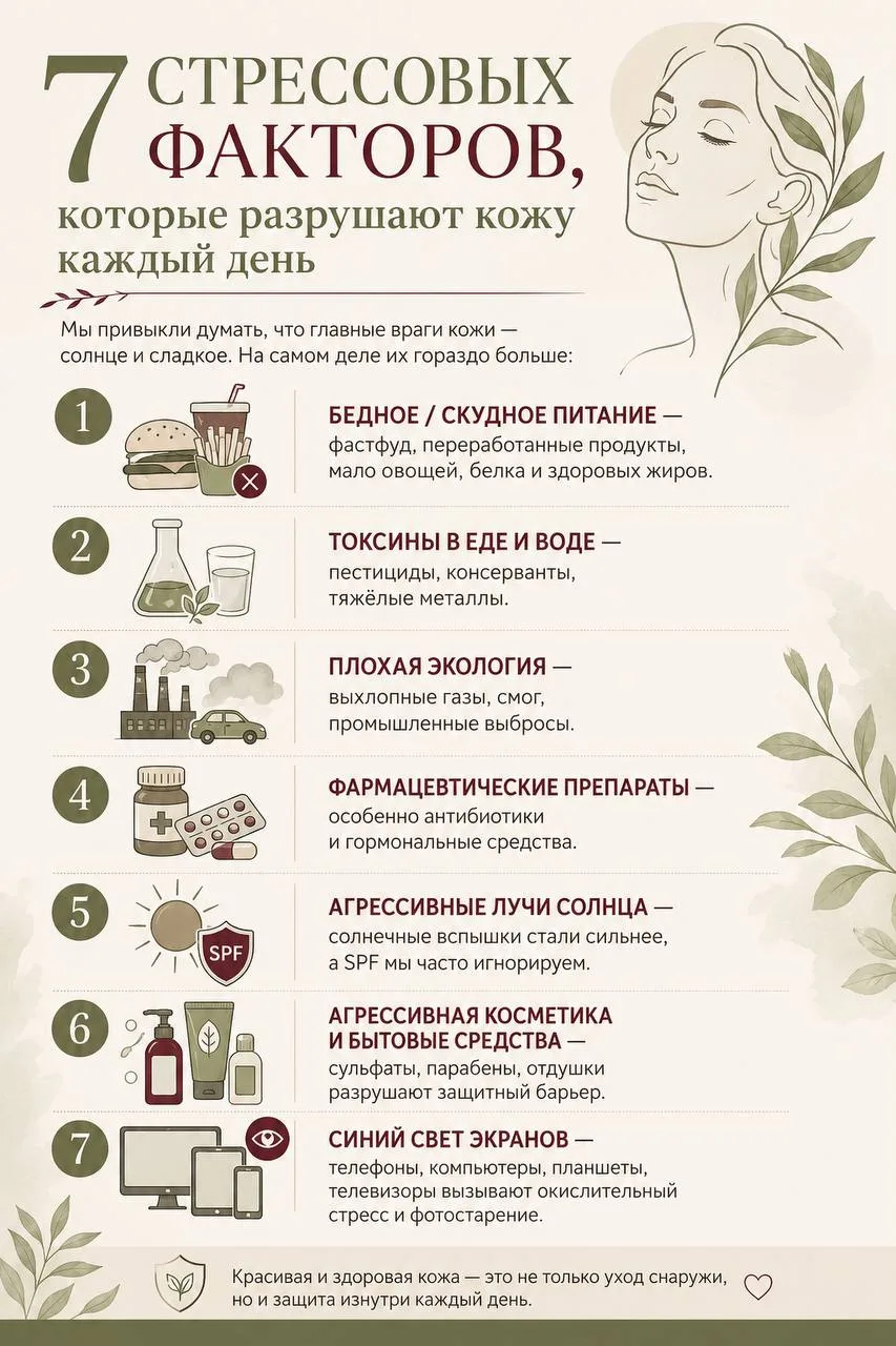 Кожа и ЖКТ: неразрывная связь

Вы удивитесь, но состояние вашего лица напрямую зависит от того, что 