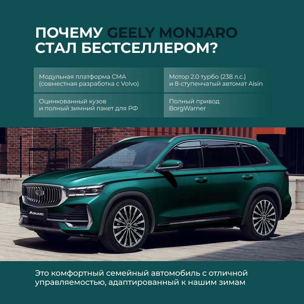 Geely Monjaro: ломаем дилерские наценки 👑