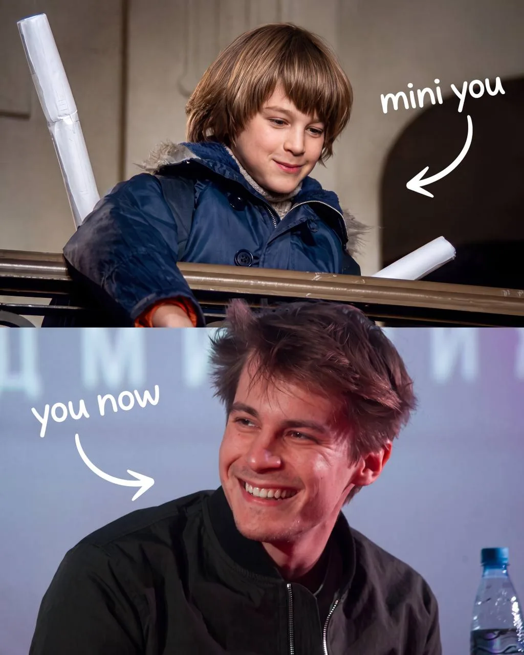 Детство, детство, ты куда бежишь 🥹 

Самый мимимишный тренд июля! Mini you — you now с любимыми акт