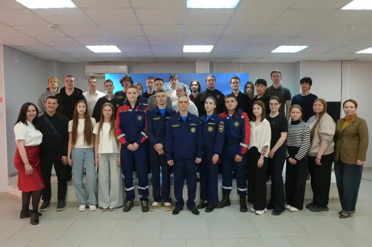 🙋🏻‍♀️Торжественная церемония посвящения во Всероссийский студенческий корпус спасател...