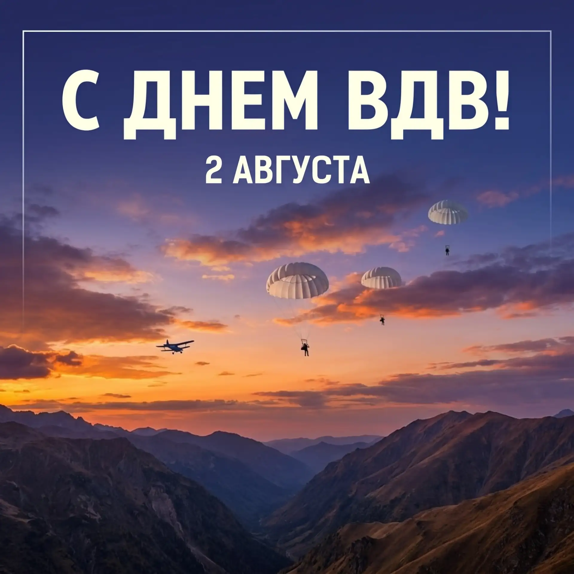 💬 «Уважаемые военнослужащие и ветераны Воздушно-десантных войск! Примите искренние поз...