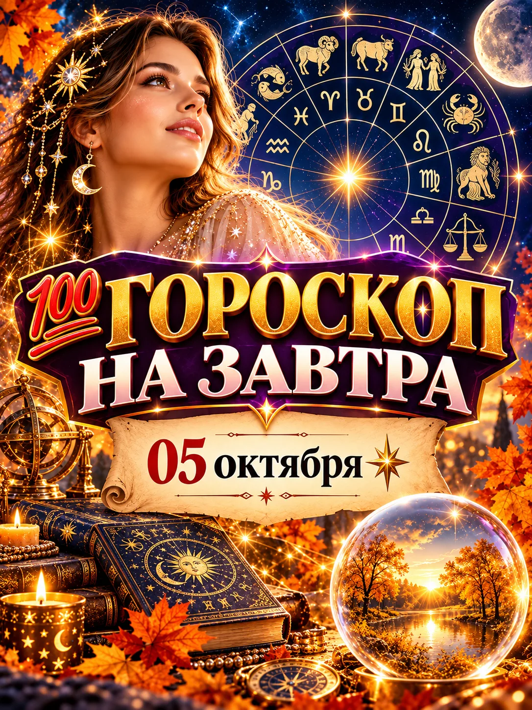 💯 Гороскоп на завтра 05 октября 🌟