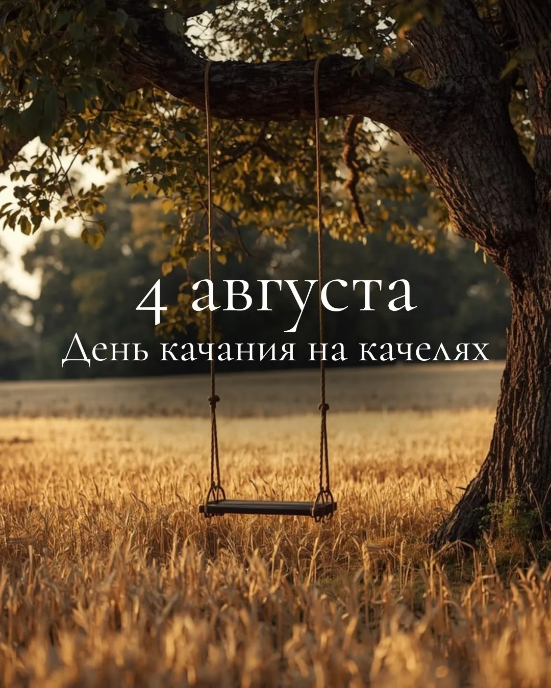НАМ ВСЕМ НУЖНЫ КАЧЕЛИ