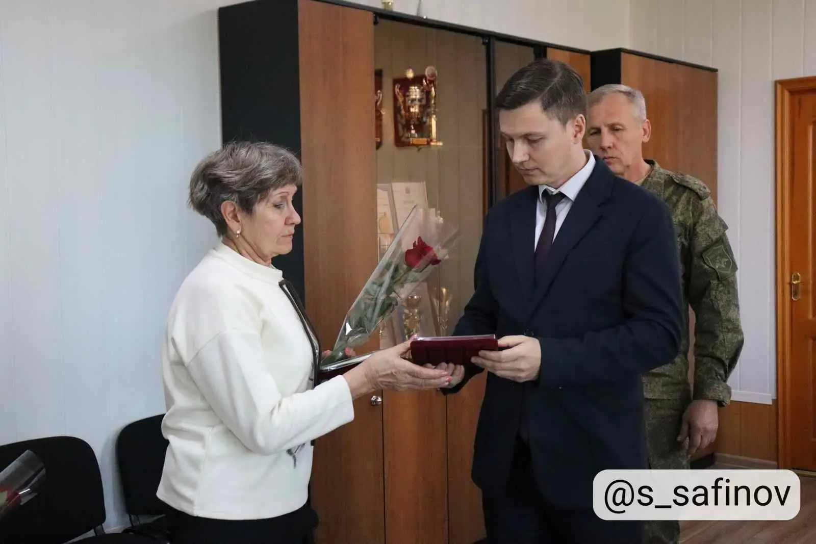 Вчера встретился с семьями наших земляков, погибших при исполнении воинского долга в хо...