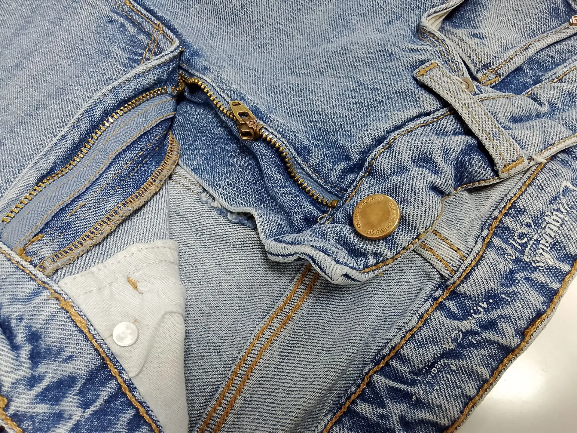 Замена молнии в джинсах 👖