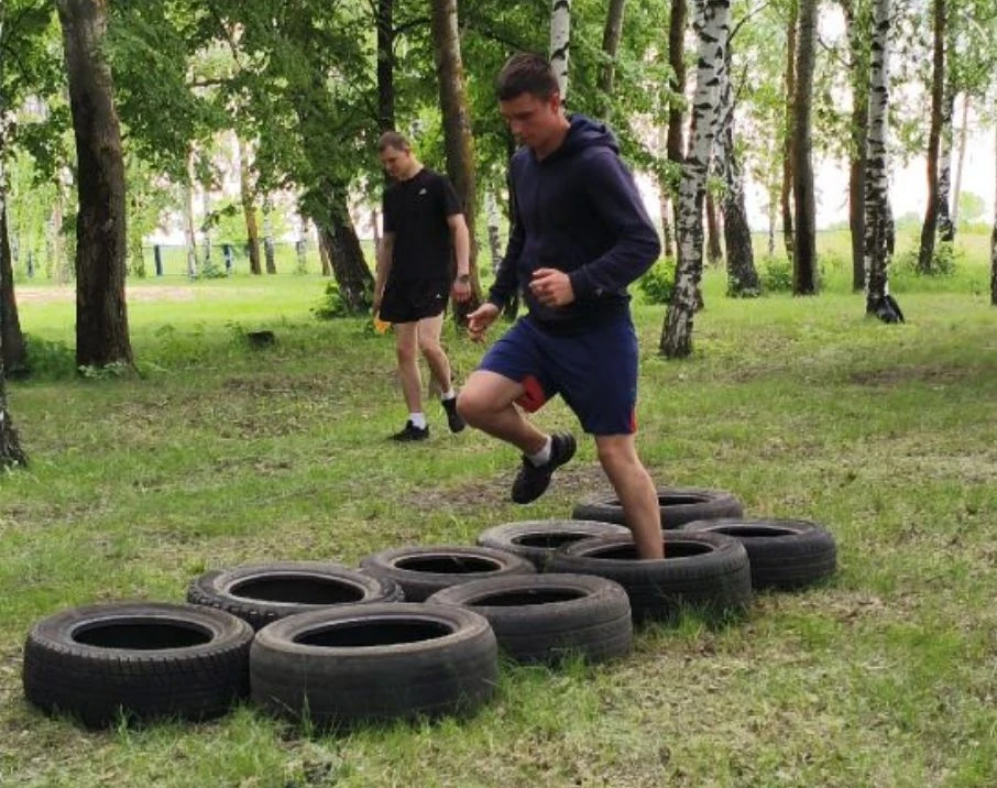 🇷🇺 4 июня на стадионе «Колос» студенты Спасского колледжа профессиональных технологий и бизнеса пр