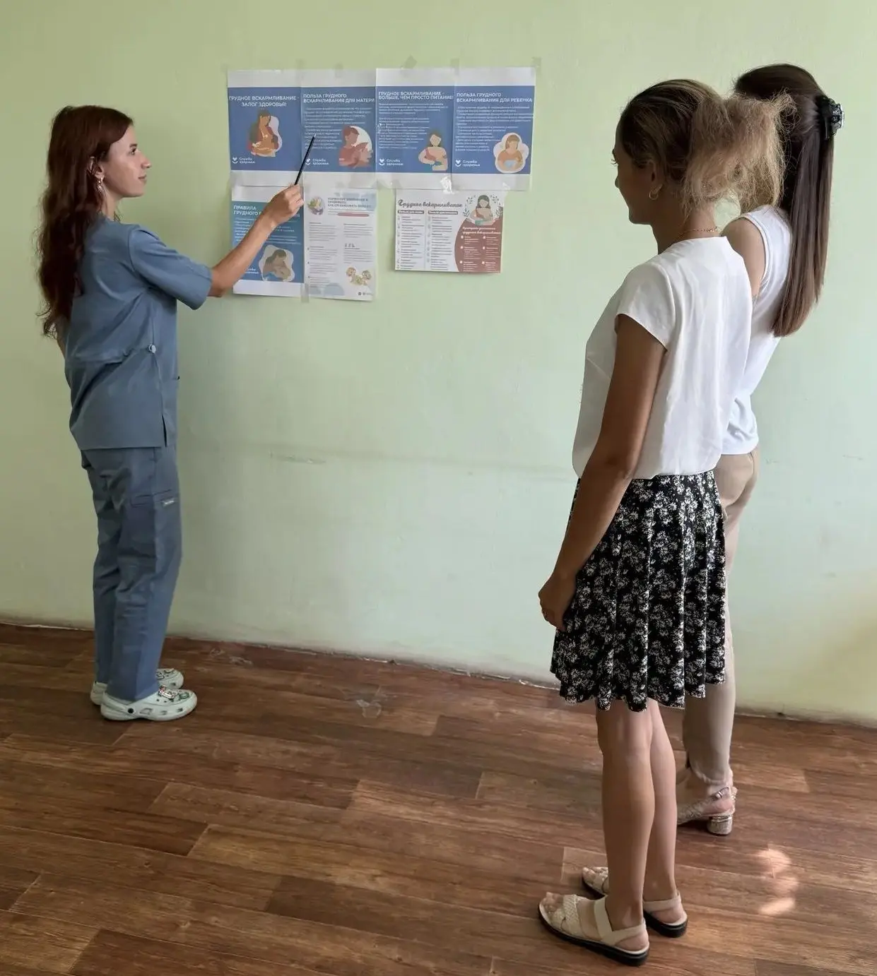 В ТОГБУЗ "Староюрьевская ЦРБ" врачом-педиатром Артемовой Ю. С. была проведена беседа дл...