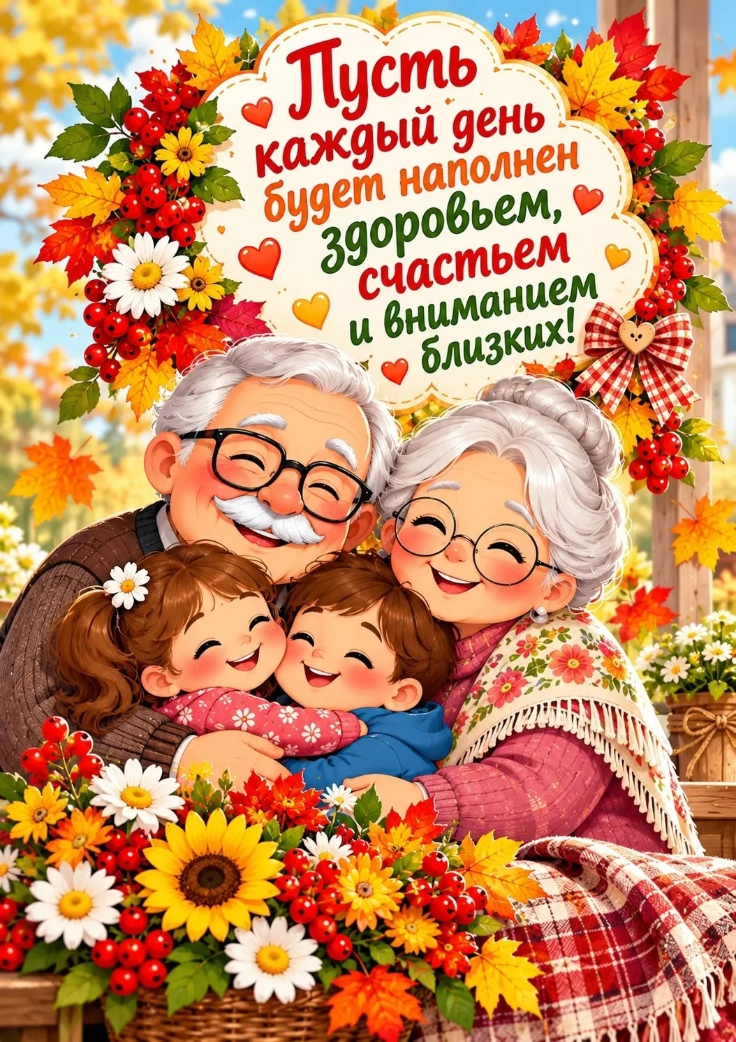 💐 От всей души поздравляем с Днём пожилого человека! 💐