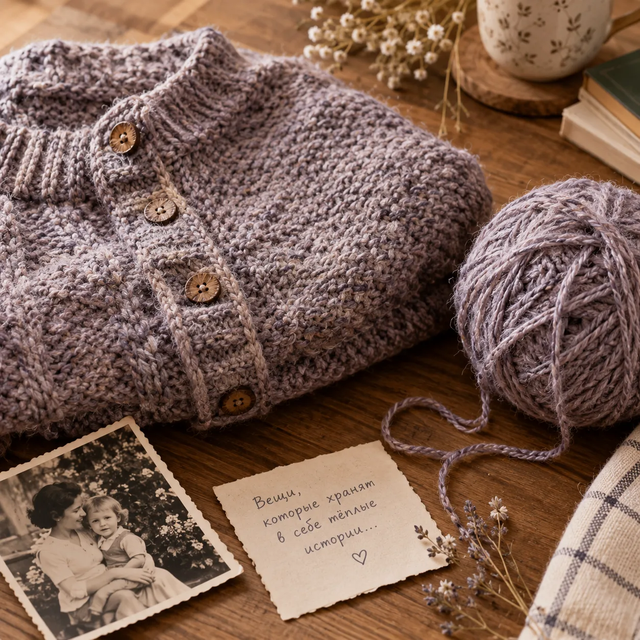 Вещь, которая хранит воспоминание.🧣