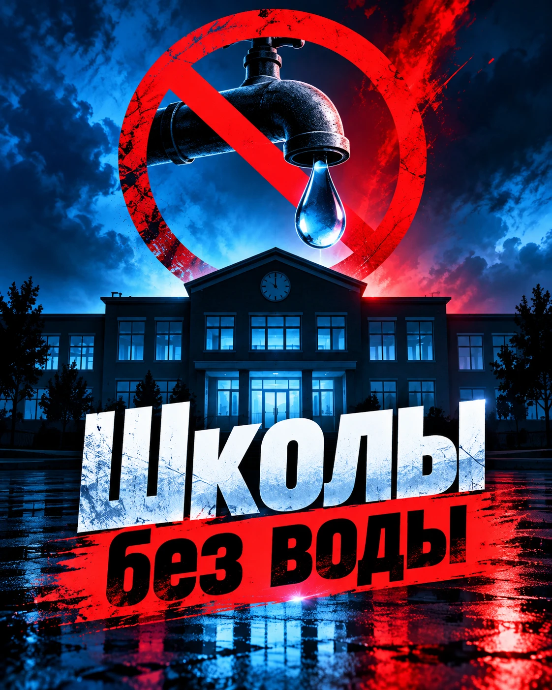 🚱 В КРАСНОАРМЕЙСКОМ РАЙОНЕ БЕЗ ВОДЫ ОСТАЛИСЬ ШКОЛЫ И ДЕТСАДЫ