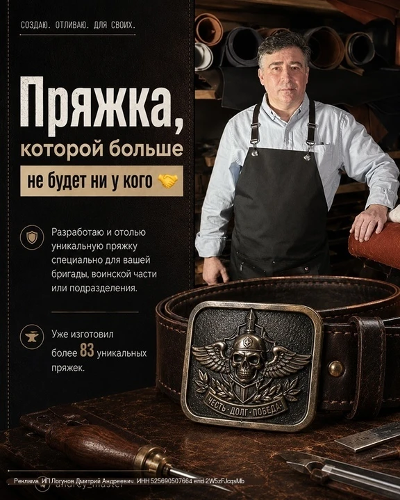 Пряжка, которой больше не будет ни у кого 🤝