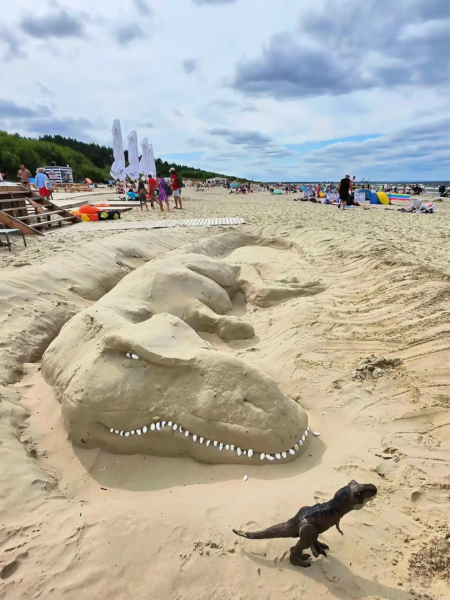Срочно! На пляже обнаружен динозавр 🦖
