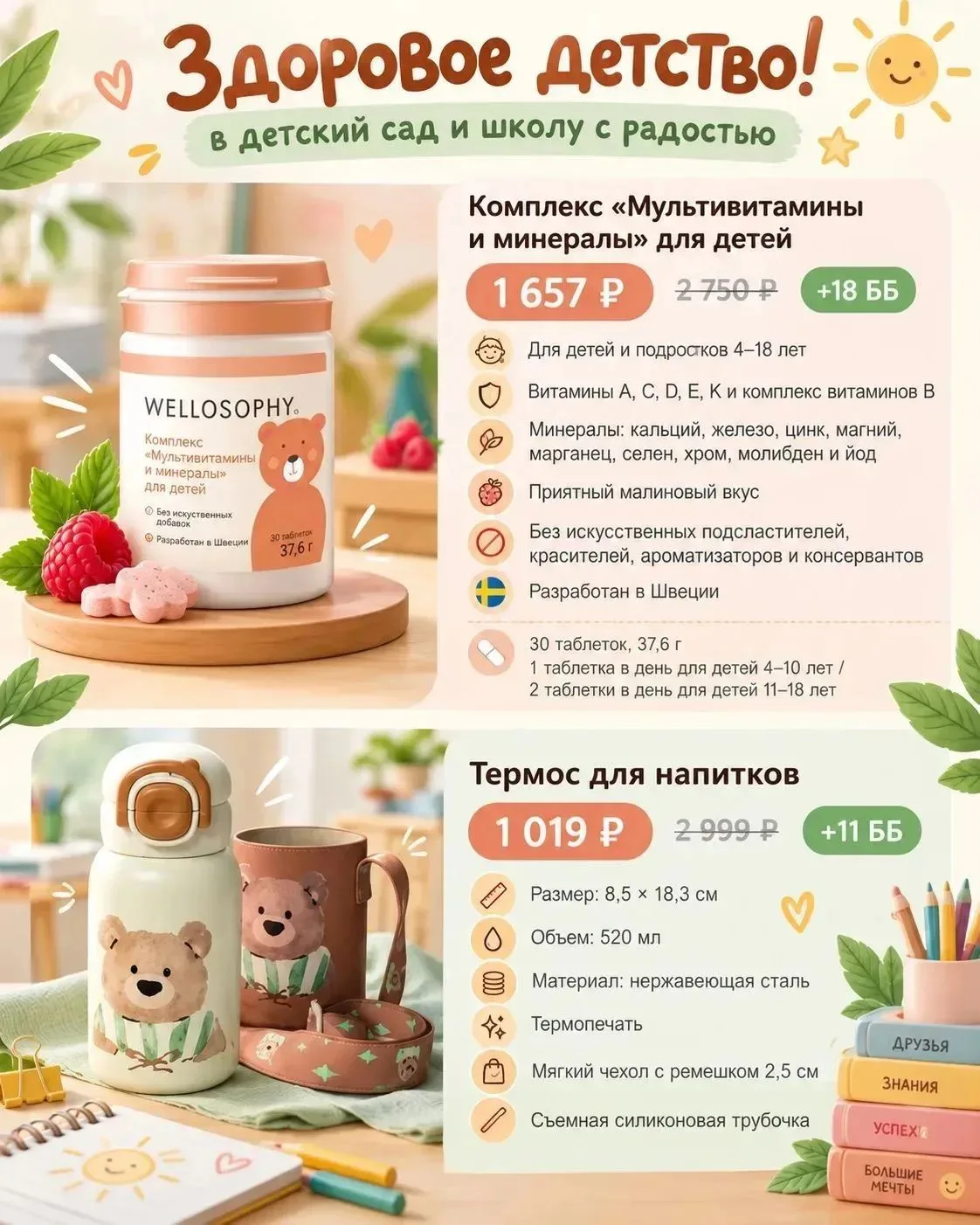 А если добавить витамины и продукт по акции (за 59р, где ещё и скидку вычтут, ну вы пом...