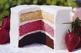 Разноцветный торт с сырным кремом