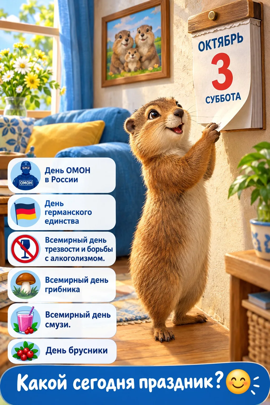 📅 Какой сегодня праздник?