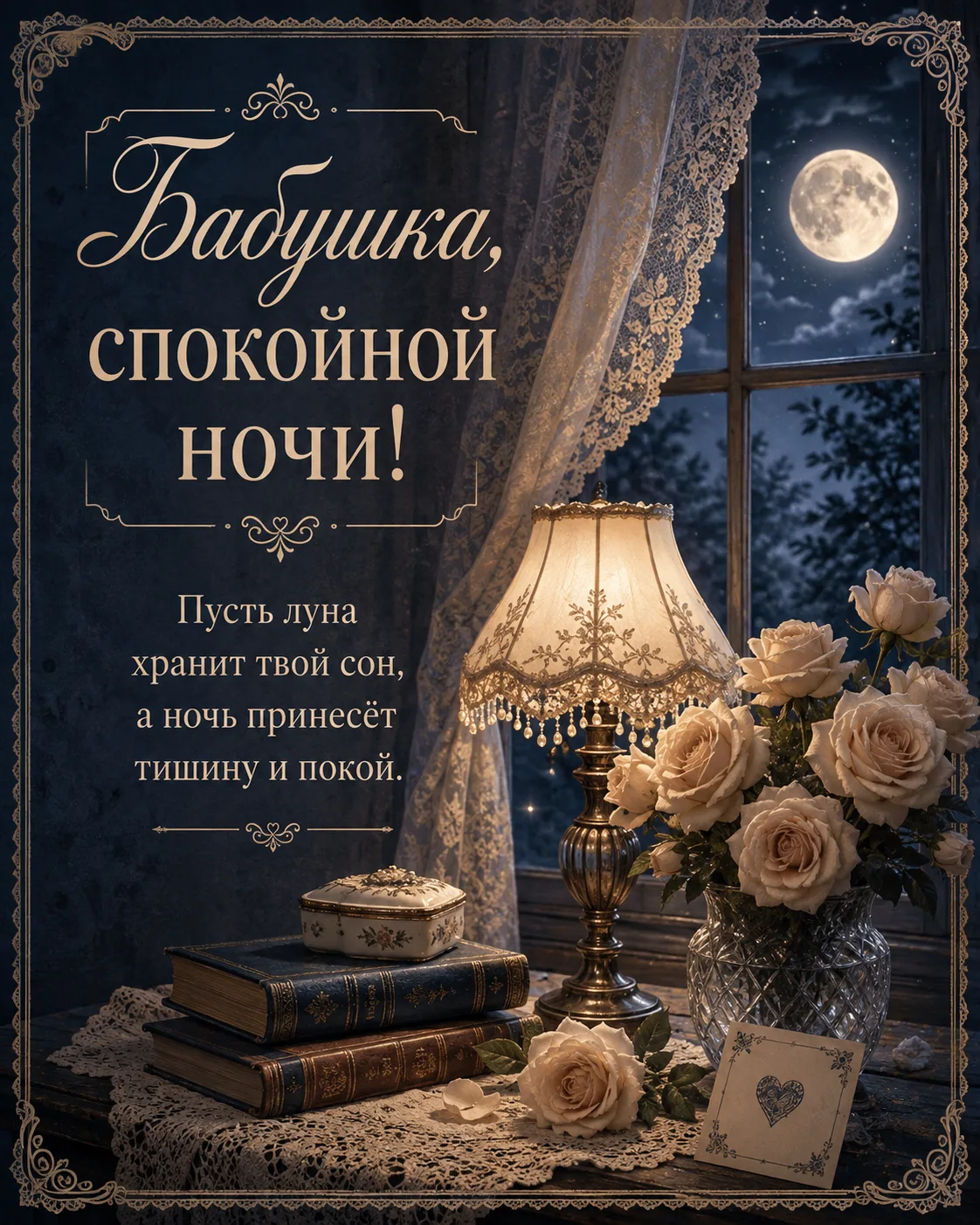 🌙 Бабушка, спокойной ночи!