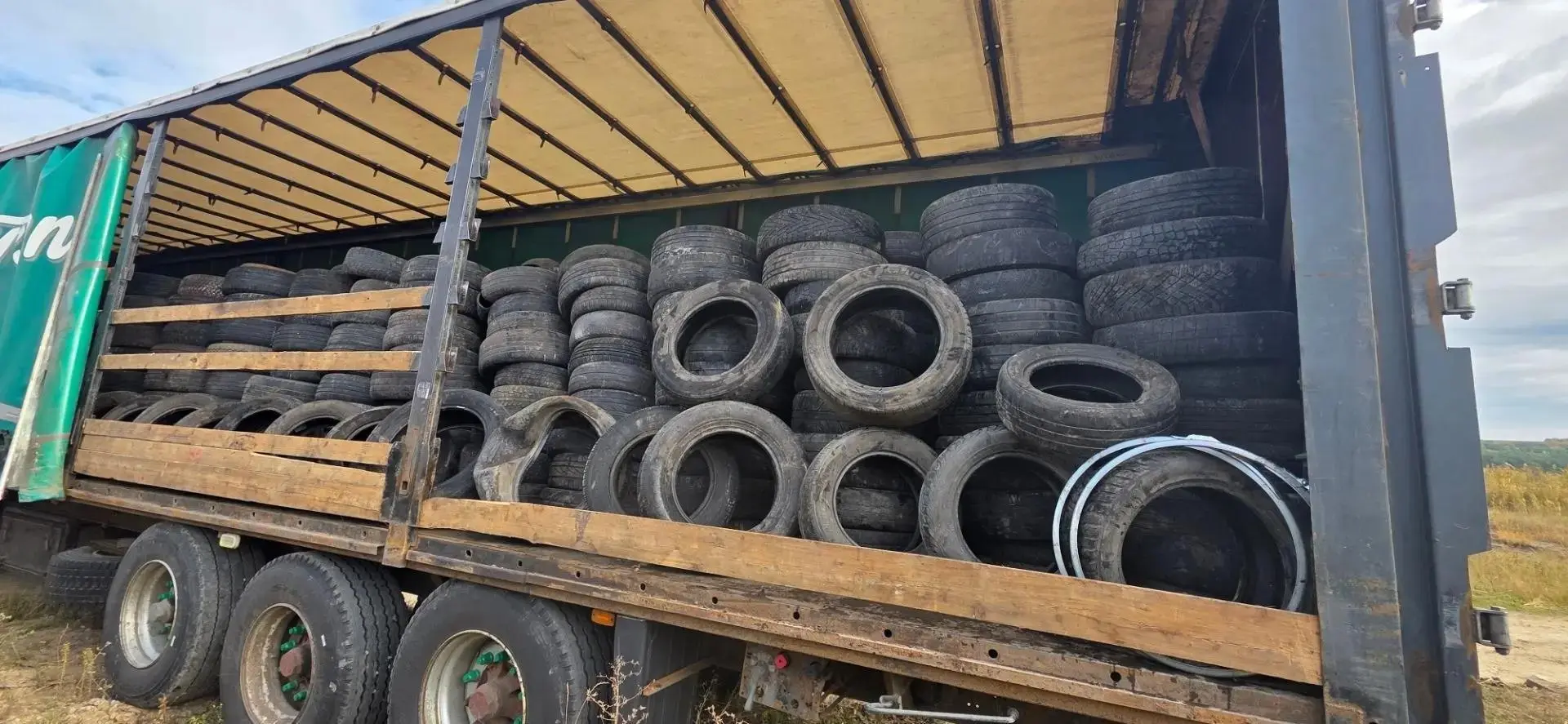 ♻️ Курские покрышки отправили на переработку
