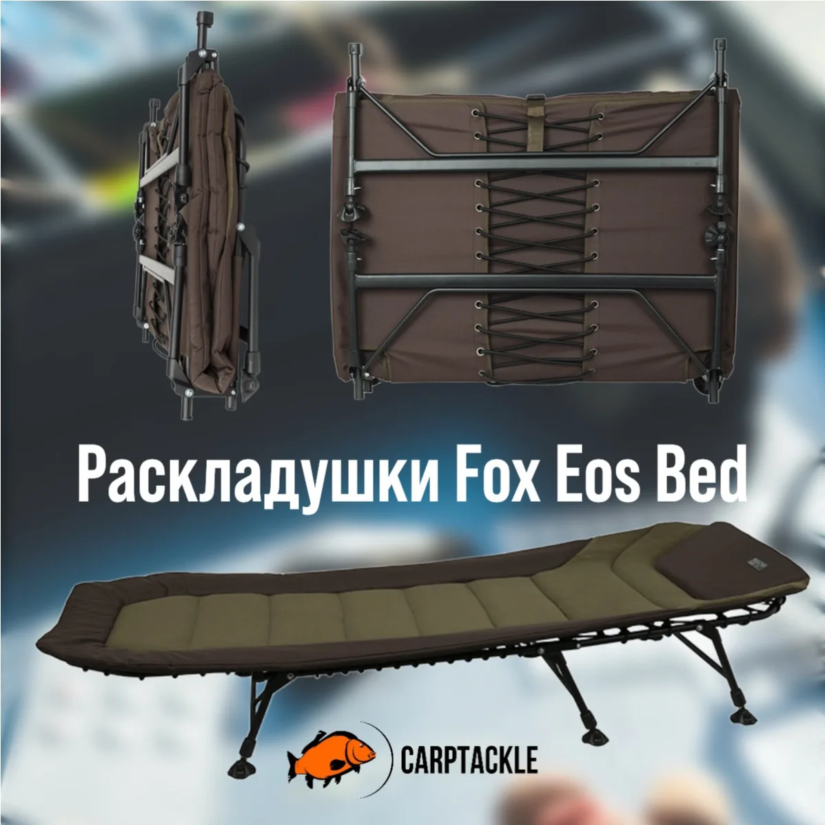 Раскладушки Fox Eos Bed- разработаны с прицелом на оптимальное соотношение цены и качества
