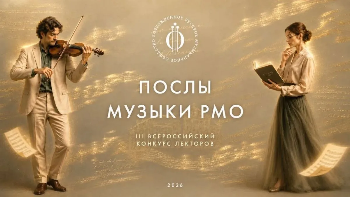 ОТКРЫТ ПРИЕМ ЗАЯВОК НА III ВСЕРОССИЙСКИЙ КОНКУРС ЛЕКТОРОВ «ПОСЛЫ МУЗЫКИ» - 2026!