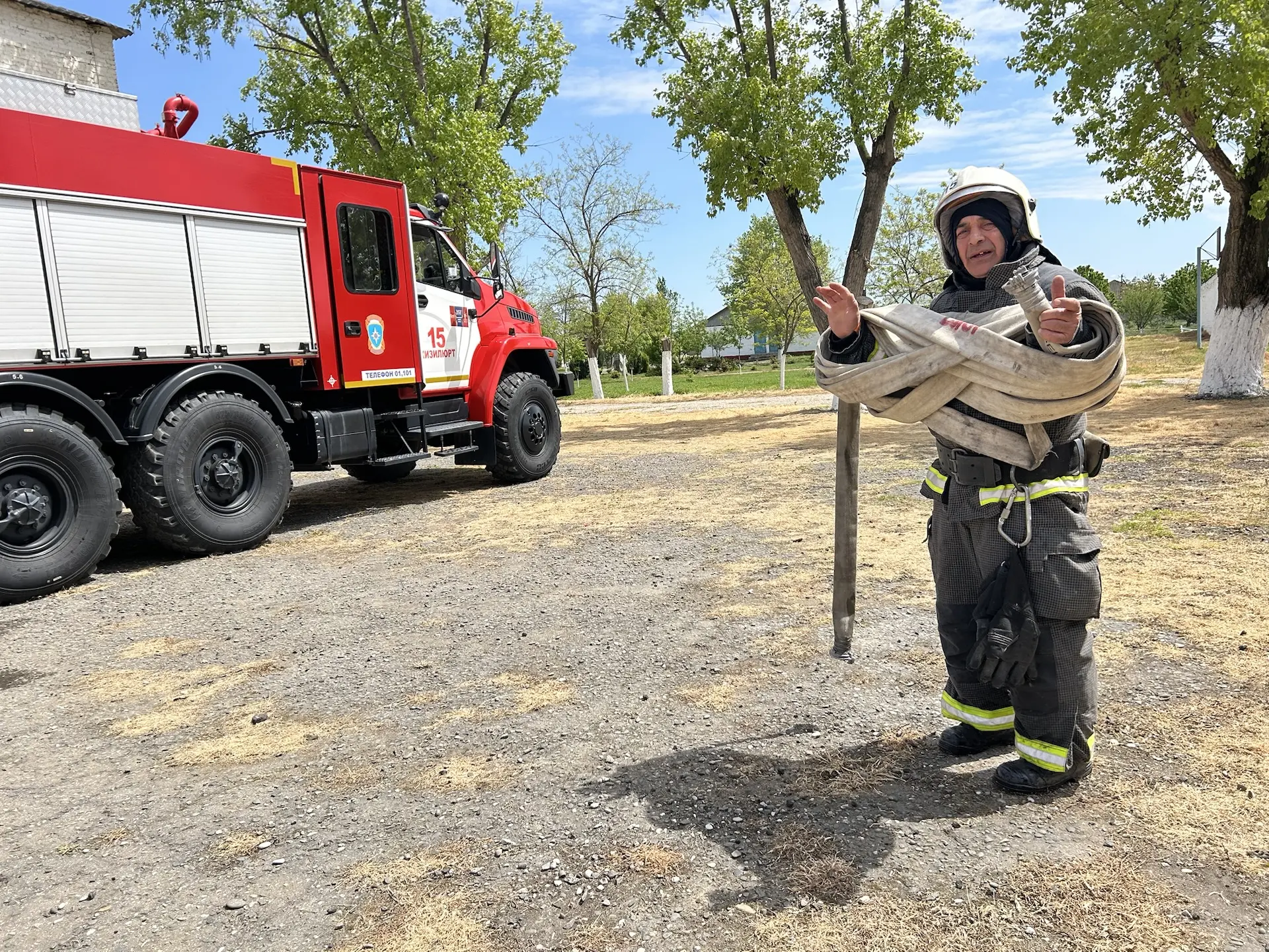День пожарной охраны в нашей гимназии🚒🧑‍🚒 30 апреля – особенный день, когда мы чествуем тех, кто сто