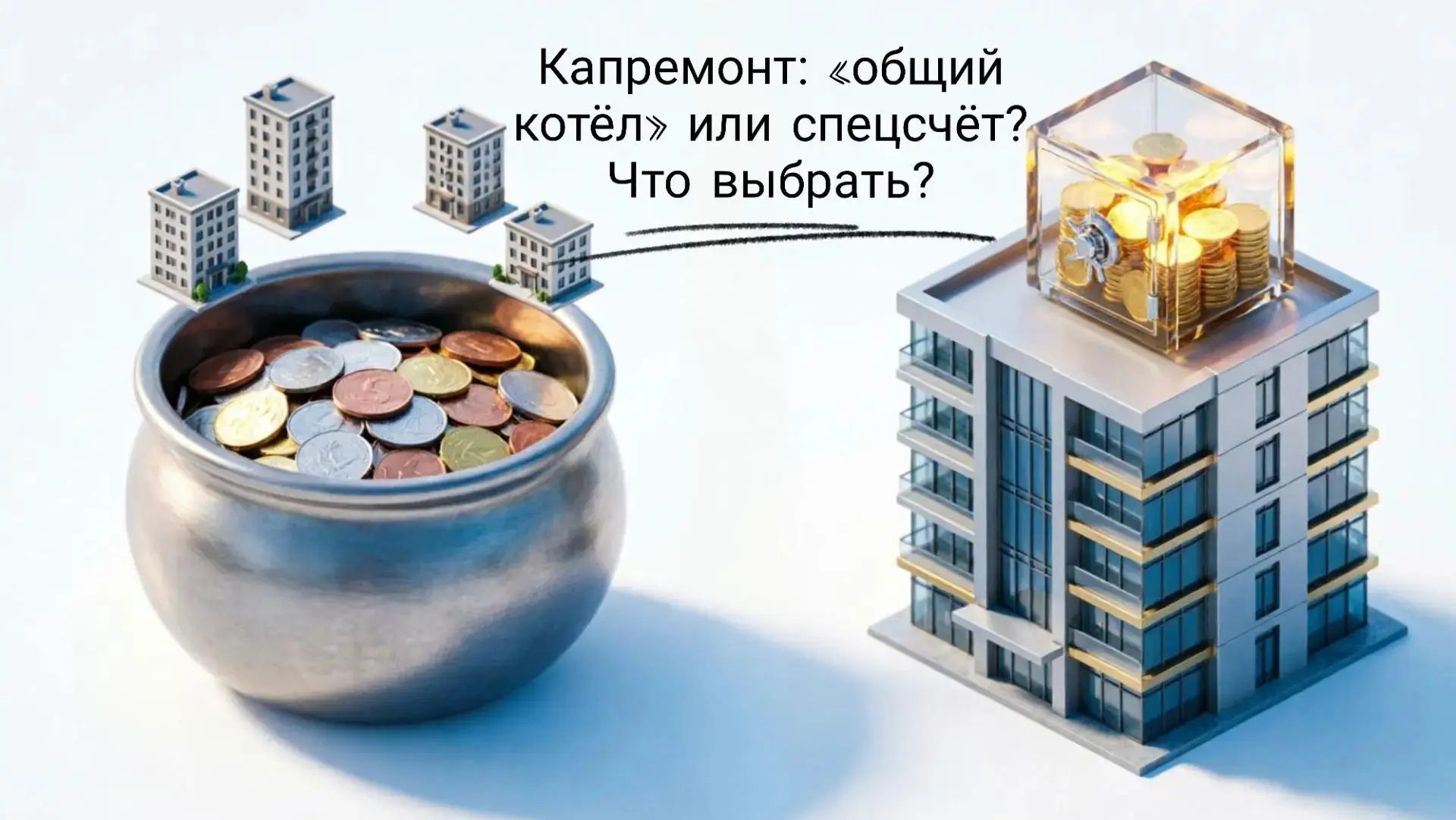 💰Капремонт: «общий котёл» или спецсчёт?