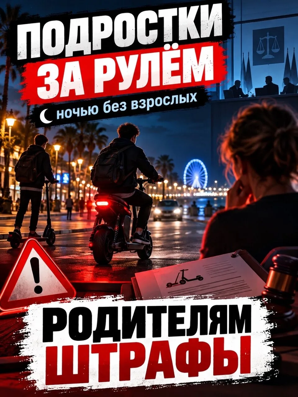 🚨 ПОДРОСТКИ ЗА РУЛЁМ И НОЧНЫЕ ПРОГУЛКИ: В АНАПЕ РАЗОБРАЛИ ОКОЛО 50 ДЕЛ