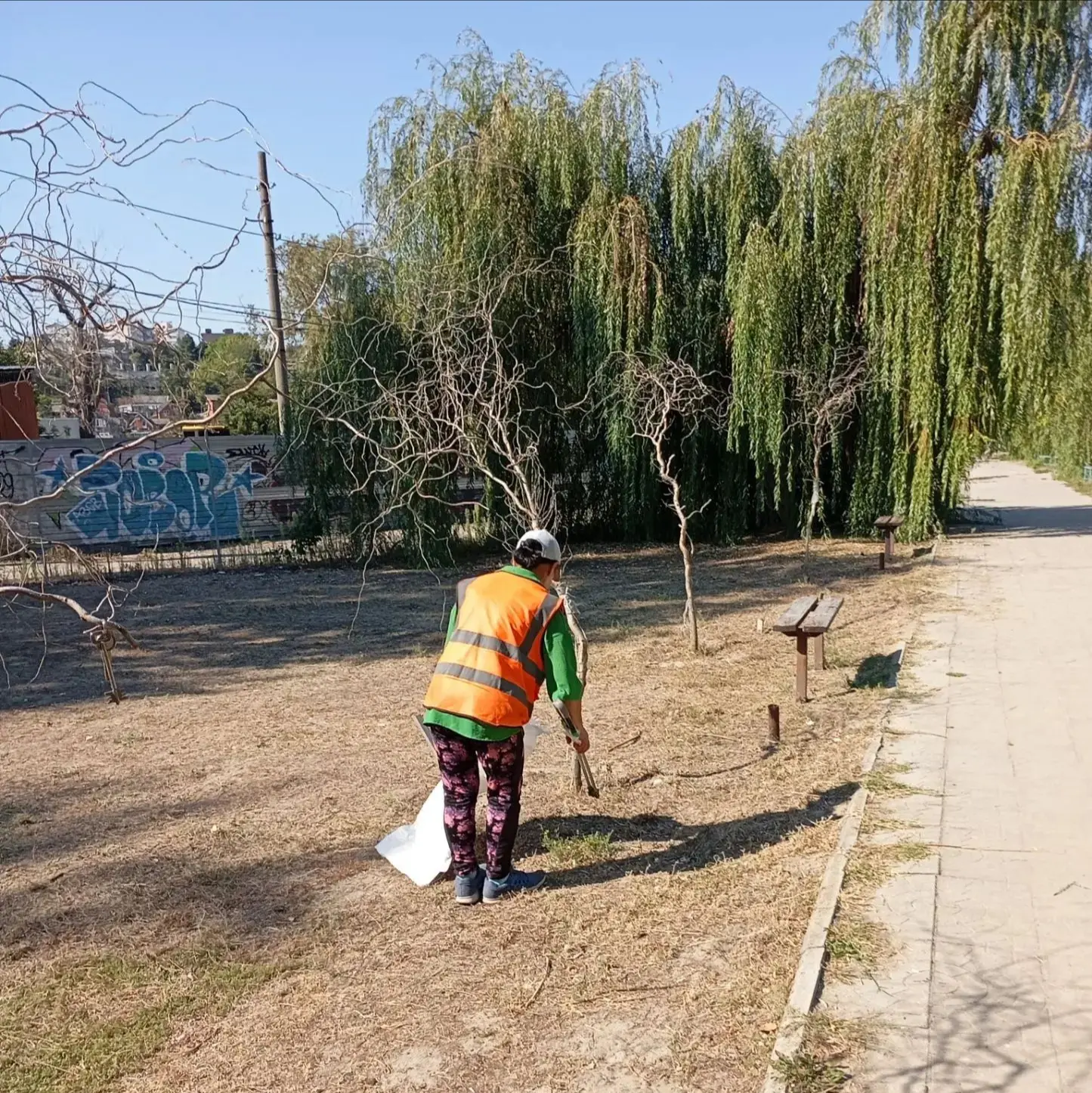 Сегодня была проведена очередная уборка городского пляжа.