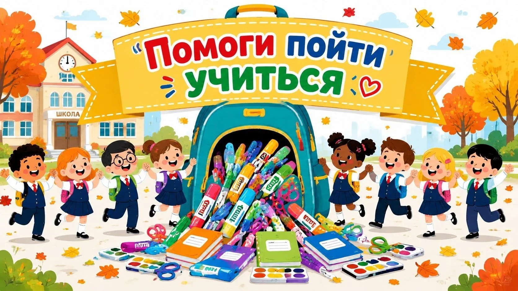 АКЦИЯ «ПОМОГИ ПОЙТИ УЧИТЬСЯ» — ПОМОГАЕМ ВСЕГДА!📚
