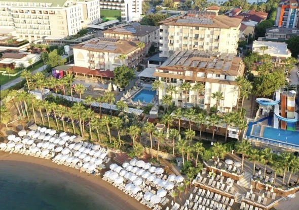 Отличная четверка EOS Beach Resort 4+ на первой линии в Турции по супер цене 43700/тури...