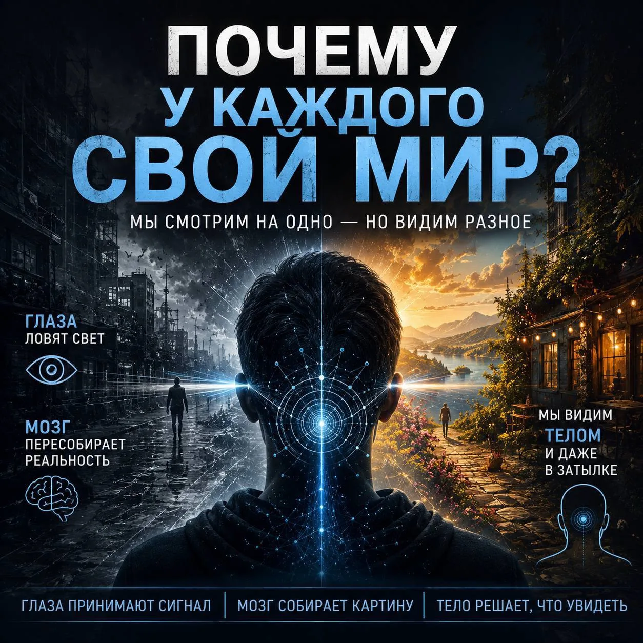 🔳 ПОЧЕМУ МЫ ВСЕ ВИДИМ РАЗНЫЙ МИР, ХОТЯ СМОТРИМ НА ОДНО И ТО ЖЕ?