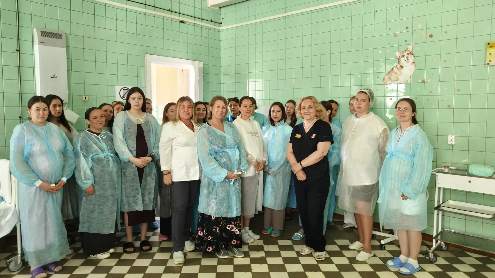 📸Публикуем фотографии с очередной экскурсии по роддому Клиники медицинского университета.