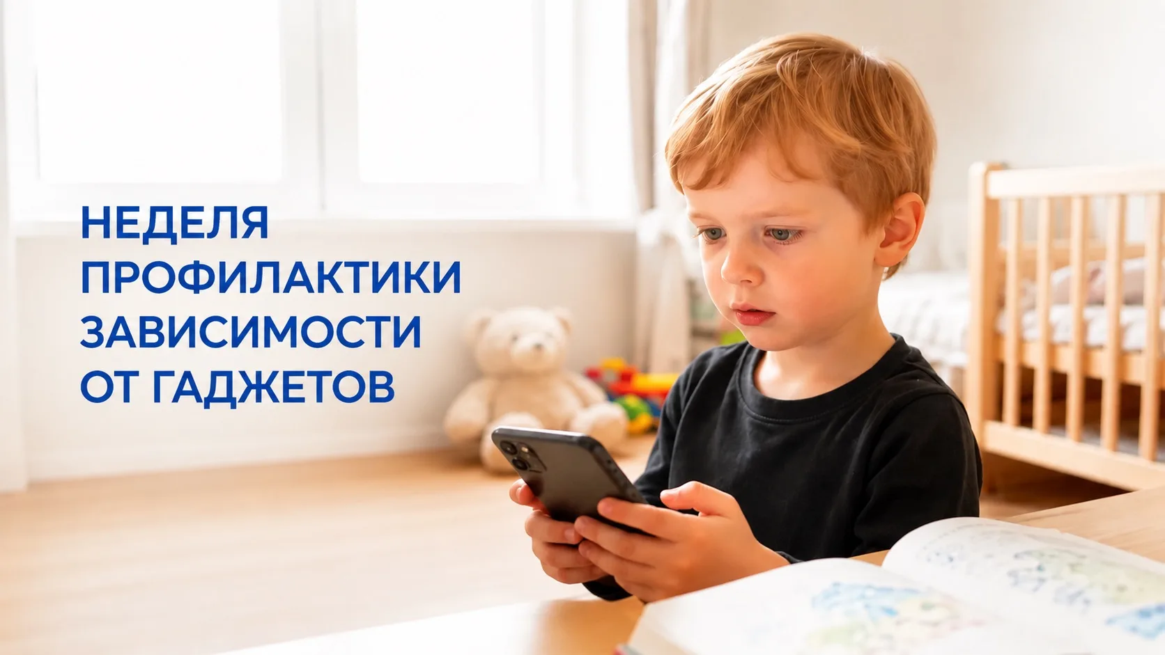 📱 Неделя информирования о влиянии гаджетов на здоровье
С 15 по 21 июня проходит тематическая неделя